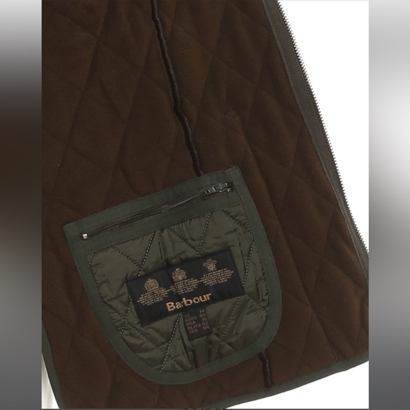 COPY - Barbour - Fleece Betty Vest - Dark Olive - Size 10 - New in Package - Picture 3 of 3
